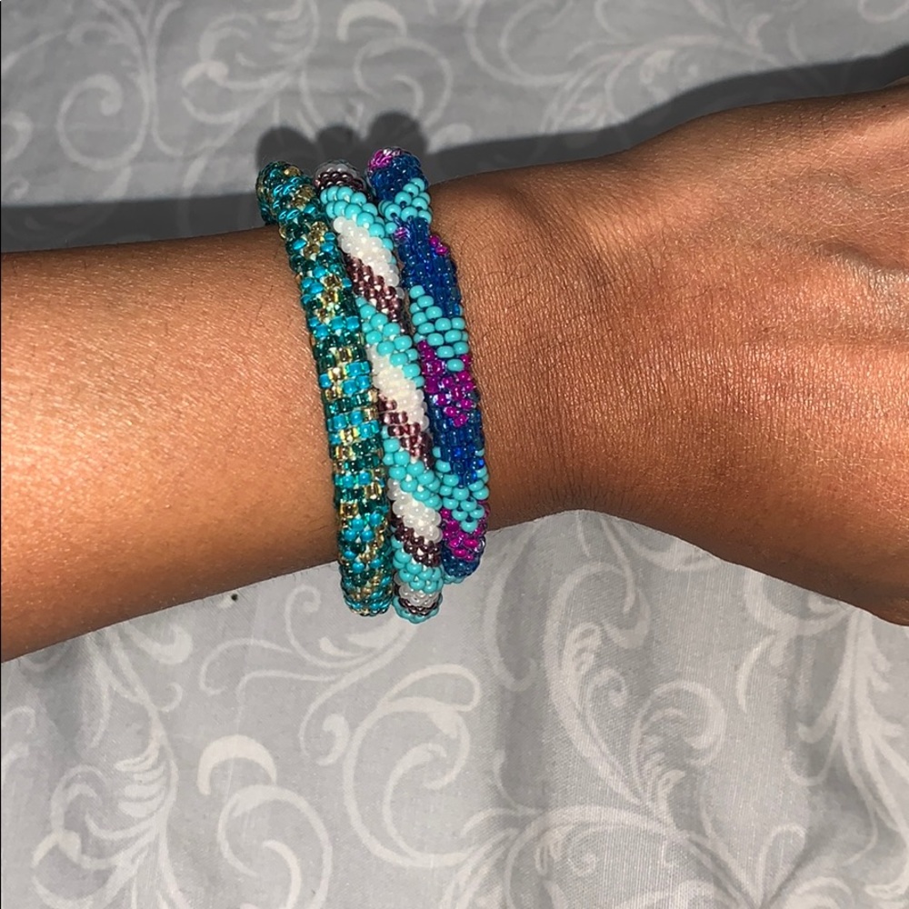 Assortment of Beaded Braclets